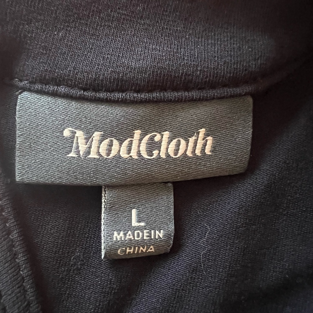 Modcloth L Navy Mini Dress - Picture 7 of 8